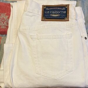 Vintage Liz Claiborne LIZSPORT Authentic Cream White Jeans